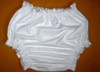 Něžné kalhotky z bílé Madeiry